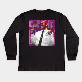 captain holt wpap Kids Long Sleeve T-Shirt